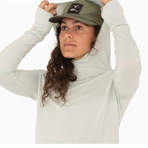 Freefly Women's Bamboo Weekender Hoodie - Willow Green size M